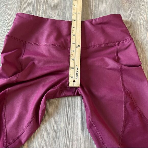 Evolution & Creation Floral Leggings & 90 degrees Cranberry Net Leggings Small - Picture 14 of 16